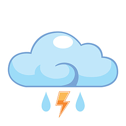 雷阵雨图标