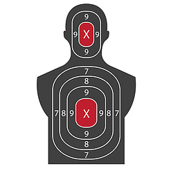 人形靶子素材图案