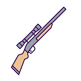 狙击枪军事素材图案