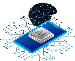 2.5D矢量AI人工智能插画