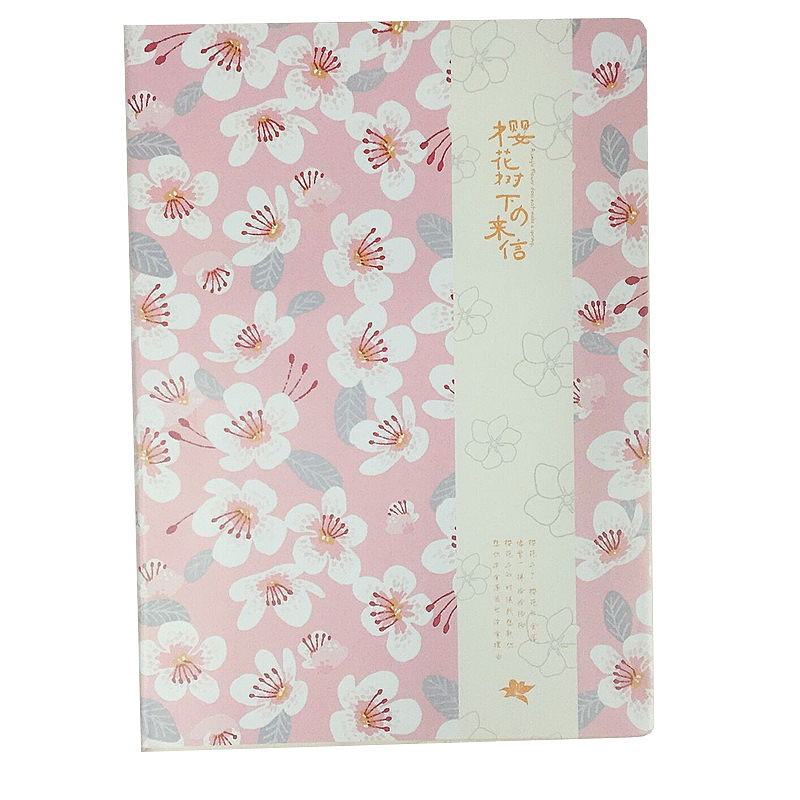 粉色樱花线缝胶套本