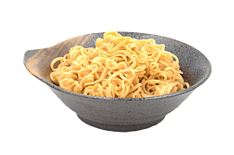 一大碗方便面拌面实物