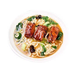 红烧排骨青菜面