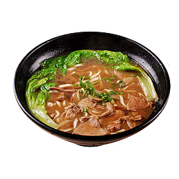 生菜猪肝面
