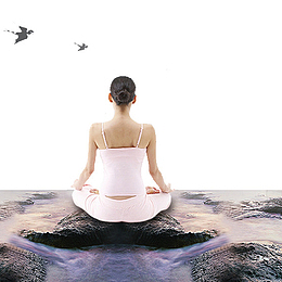 面朝大海瑜伽养生