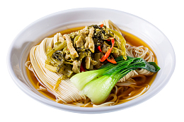 酸菜鳝丝面挑战你的味蕾