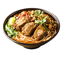 红烧大排骨细面条