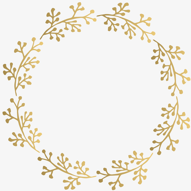 金色边框矢量插画素材免费下载_觅元素