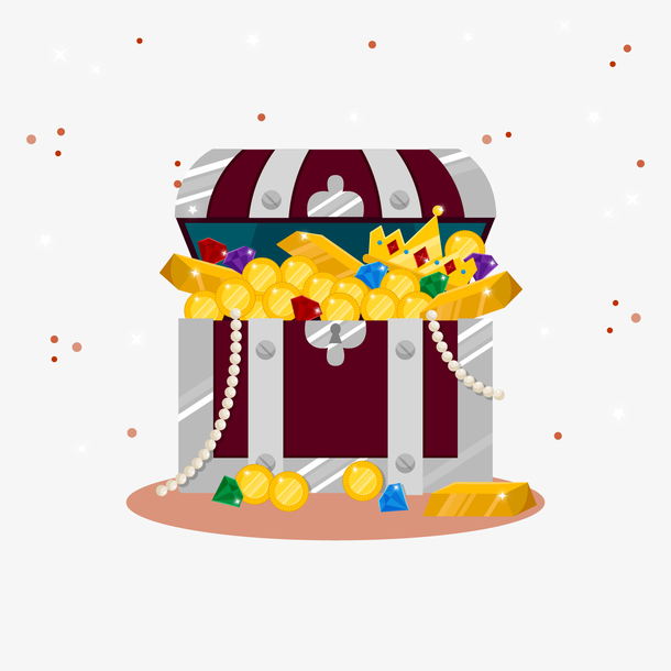 矢量金银珠宝下载