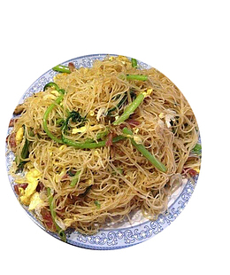 鸡蛋美味诱人炒粉干