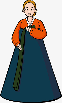 卡通人物朝鲜族