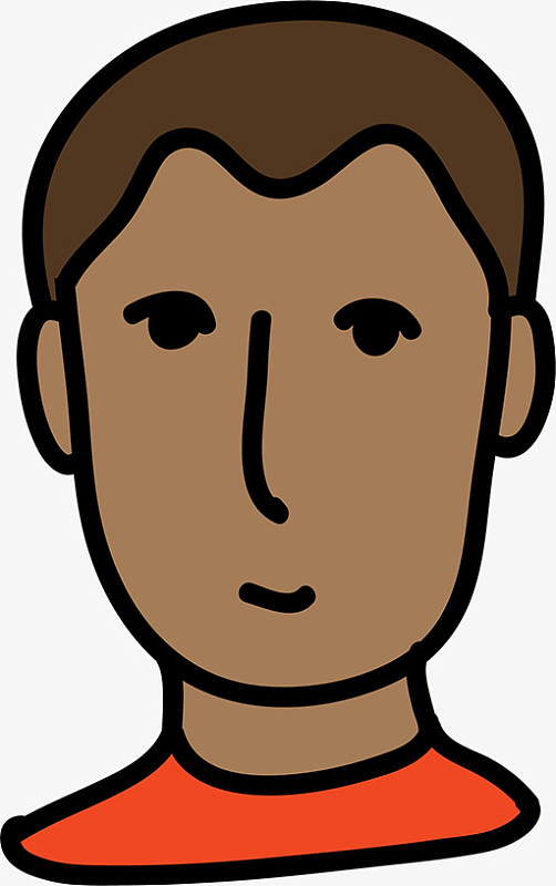 人物简画头像素材_人物简画头像图片元素-觅元素