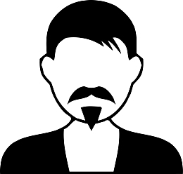 矢量男人头像图