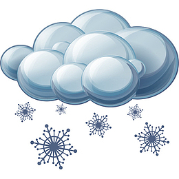 暴风雪天气图标