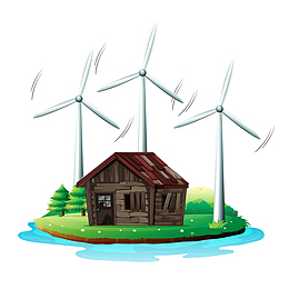 风力发电矢量图