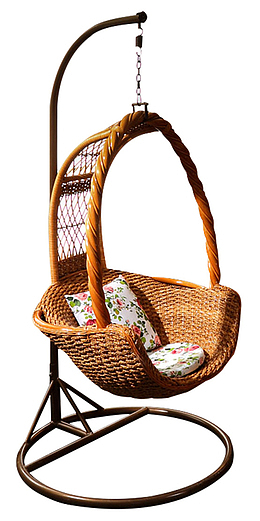 户外秋千吊篮藤椅