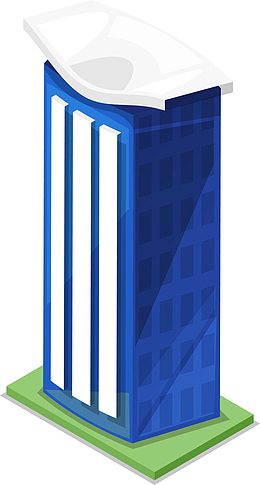 高楼大厦房屋建筑图