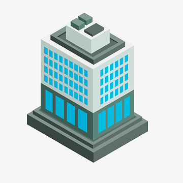 卡通立体的城市建筑物设计