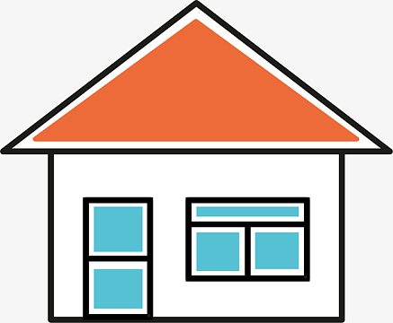 卡通房屋设计图标