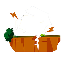 地震房屋倒塌自然灾害