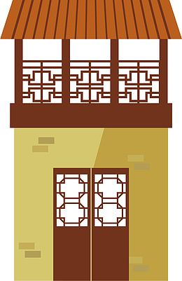 房子古代房屋街道