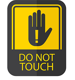 方形矢量感叹号图标