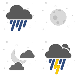 下雨天素材免费下载