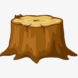 卡通木材 斧头