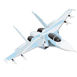 卡通战斗机PNG下载