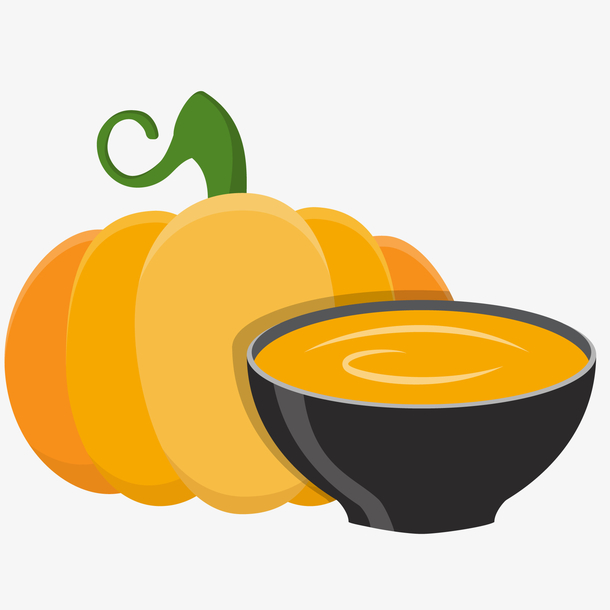 卡通南瓜粥png下载