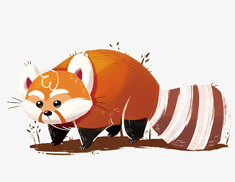 矢量小熊猫epspng矢量熊猫竹子aipng卡通素材图片jpg矢量可爱熊猫头像