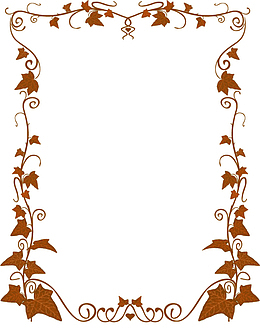 葡萄藤边框