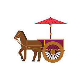 古代马车免抠下载