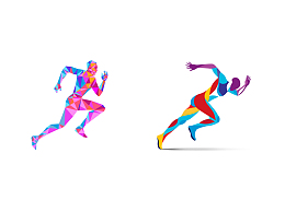 跑步中的运动员下载