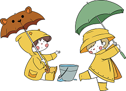可爱的手绘女孩