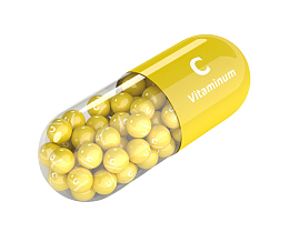 黄色治愈维他命c西药片实物