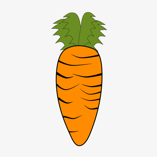 卡通胡萝卜