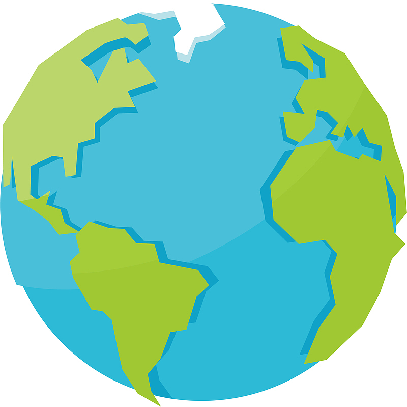 地球一小时环境保护节能地球图标
