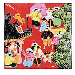 手绘民间生活