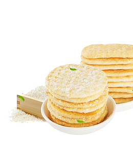 松脆香甜雪米饼PNG