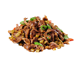 辣椒酸辣鸡杂鸡胗