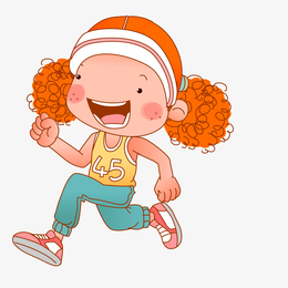 矢量卡通健身运动员