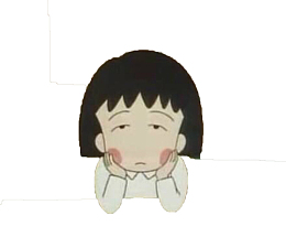苦恼的小女孩
