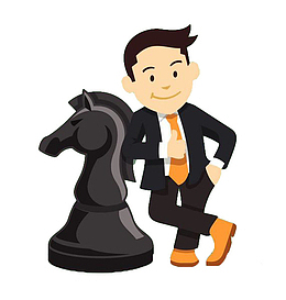 手绘卡通棋子