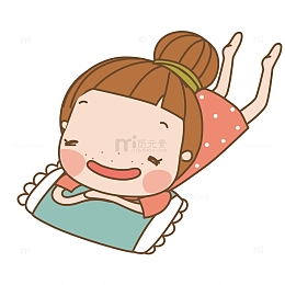 卡通可爱的小女孩人物设计