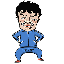愤怒的男士图