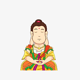 png拿着兵器的卡通人物pngpng佛像pngpng佛像涂鸦风格人物形象素.