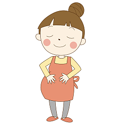 卡通大肚子人物装饰
