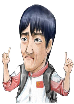 手绘刘翔