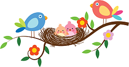 卡通小鸟矢量图下载